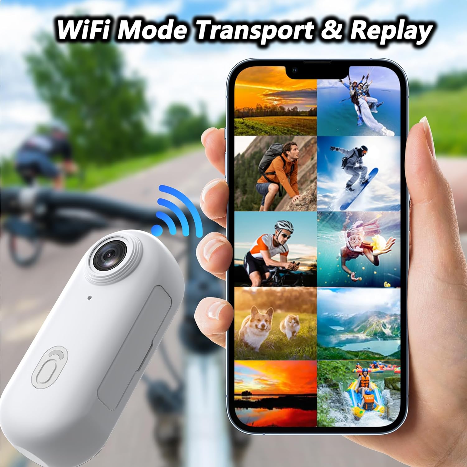 4K Body Camera with Audio and Video Recording - Waterproof, Magnetic & 360° Clip, 90 Min Battery Life,128GB Storage Small Action Camera for Cycling, Pet Walking, Hiking, Diving, Vlogging - Image 6