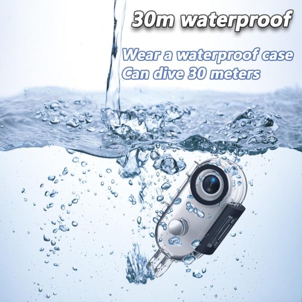 4K Body Camera with Audio and Video Recording - Waterproof, Magnetic & 360° Clip, 90 Min Battery Life,128GB Storage Small Action Camera for Cycling, Pet Walking, Hiking, Diving, Vlogging - Image 7