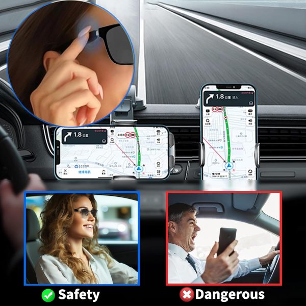 Smart Bluetooth Glasses for Women Men with Speaker Physical Color-Change Anti-Blue Light Polarized Built-in Microphone for Android iOS (Silver Frame) - Image 7